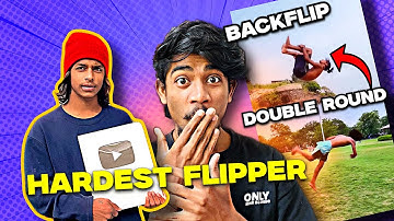 India’s Hardest Flipper😱 Backflip double round /720 twist