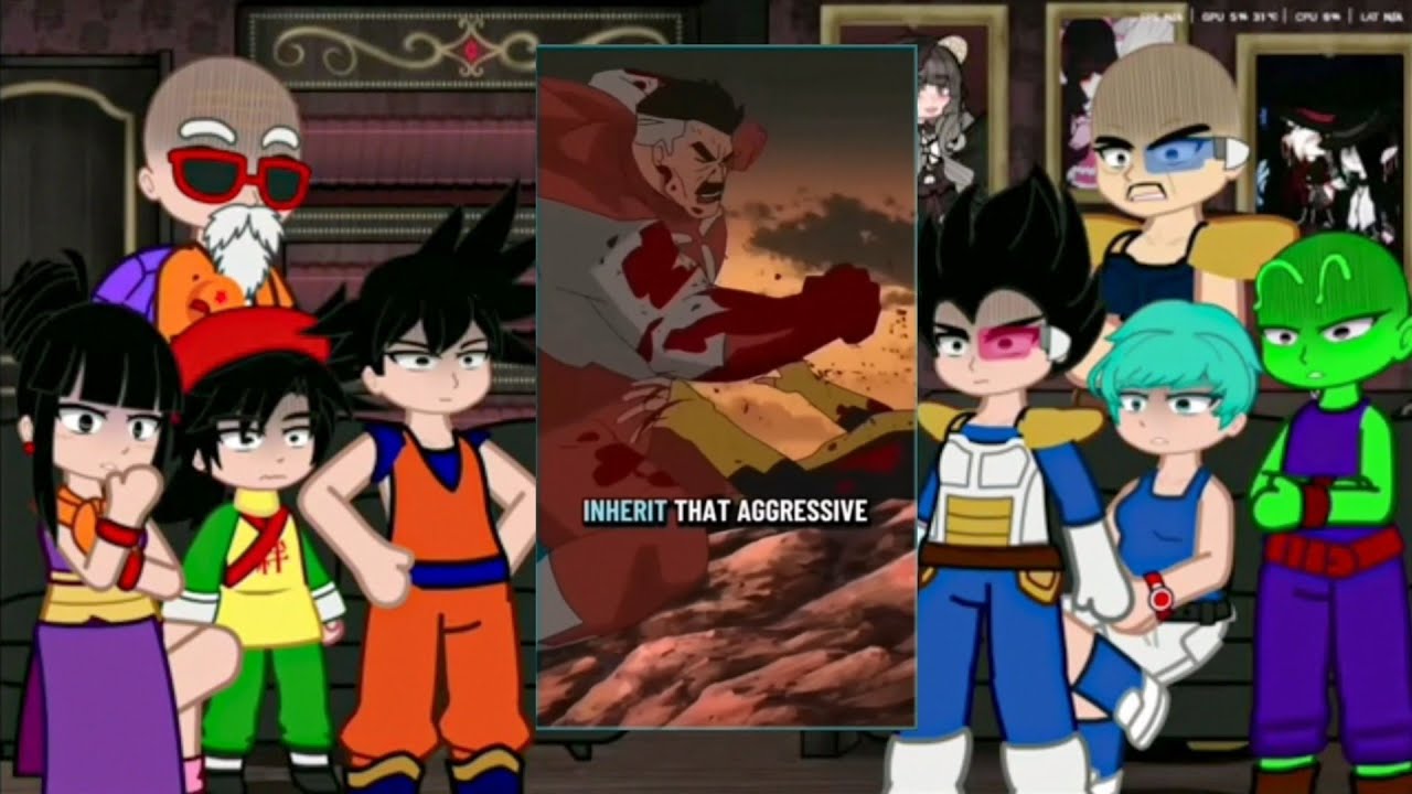 Dragon Ball Z Goku React to Super Man [] Gacha reaction 🇯🇵🎌