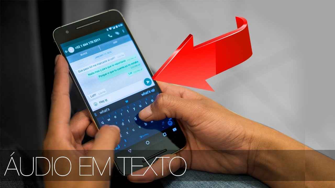🔵 COMO CONVERTER ÁUDIOS DO WHATSAPP EM TEXTO YouTube