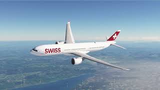 ✈ MSFS 2020 Swiss Airlines | LVFR A330900 | Geneva Switzerland | Departure and Arrival