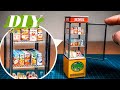 DIY ミニチュアでレトロなパン屋さん作り#2 冷蔵ショーケースの作り方