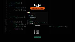 C++ quiz |check description for solution | video8 | subscribe for more #shorts #codes #codeadventure