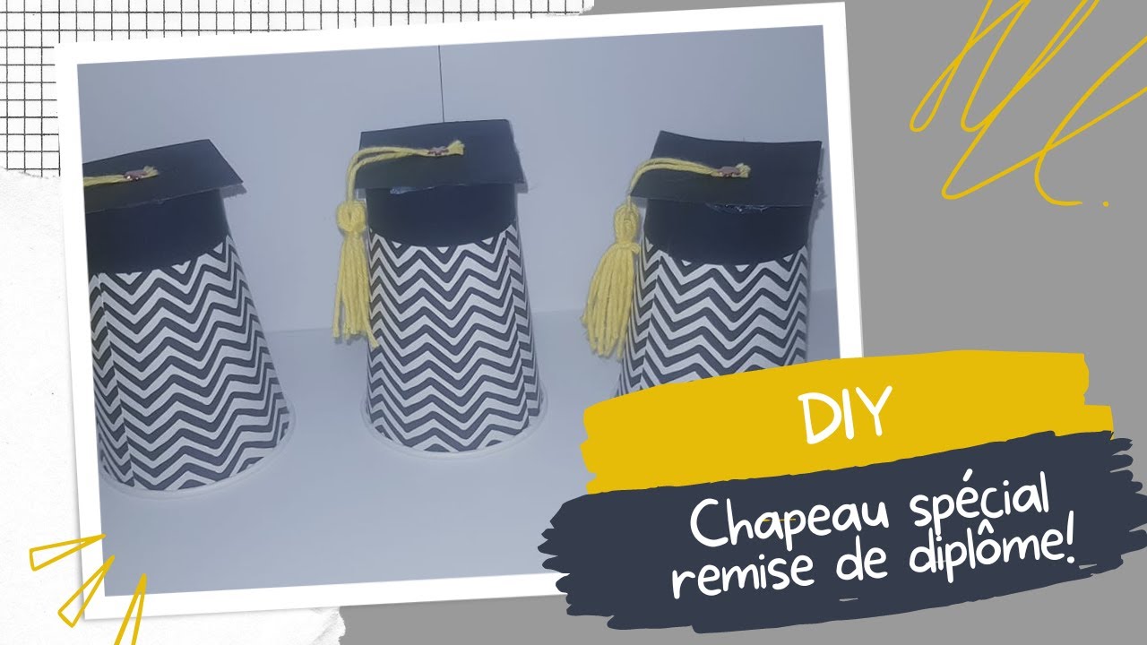 Lot 12 Mini Chapeaux Remise Des Diplômes – Décoration Pompon Coloré – 6 Couleurs – 5,5 Cm – Idéal Bouteille Vin, Cadeau, Table Fête Diplômés