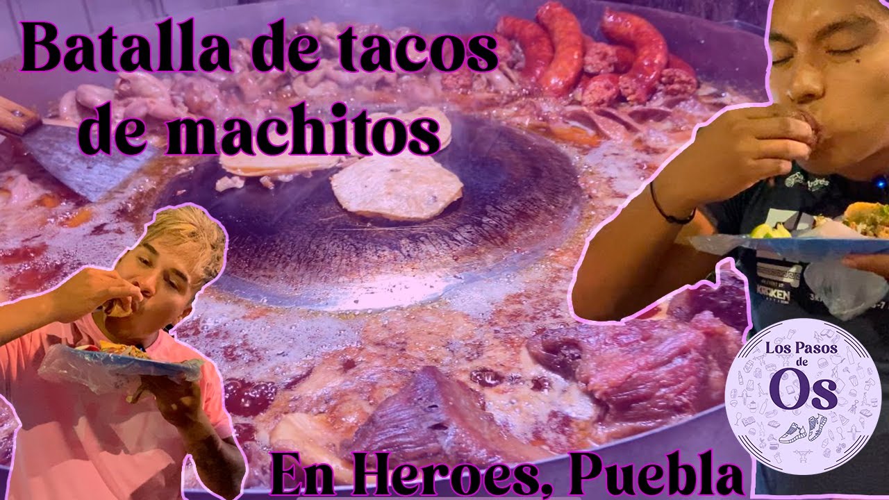 ¿Los mejores tacos de machitos/tripita en el sur de Puebla? YouTube