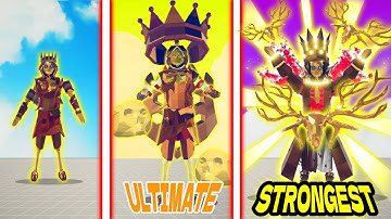EVOLUTION OF KING MIDAS ( STRONGEST FORM ) | TABS - Totally Accurate Battle Simulator
