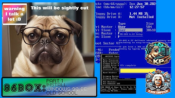 86box   install msdos then cabs for windows 98