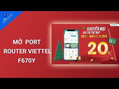 Video TradeVN - Hướng dẫn mở PORT cho Modem F670Y Viettel -... - youtube