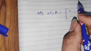 How to find inverse of matrix by using Adjoint Method