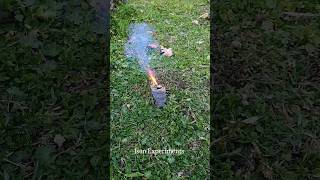 Cracker Trick with Steel #experiment #firecrackers #fireworks #crackers #lifehack