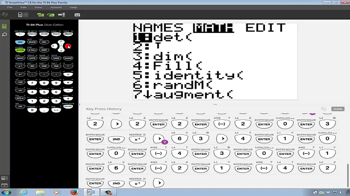 TI-84 Plus: Add, Subtract, and Multiply Matrices