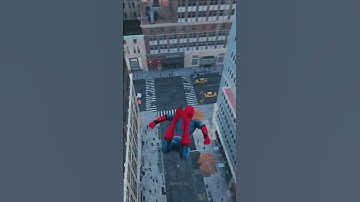 Spiderman Remastered Pc in Unreal Engine 5 Air Phone Animation #shorts