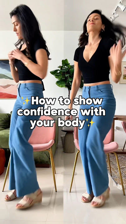 How to show confidence with your body #bodylanguage #shorts #confidence #selfhelp