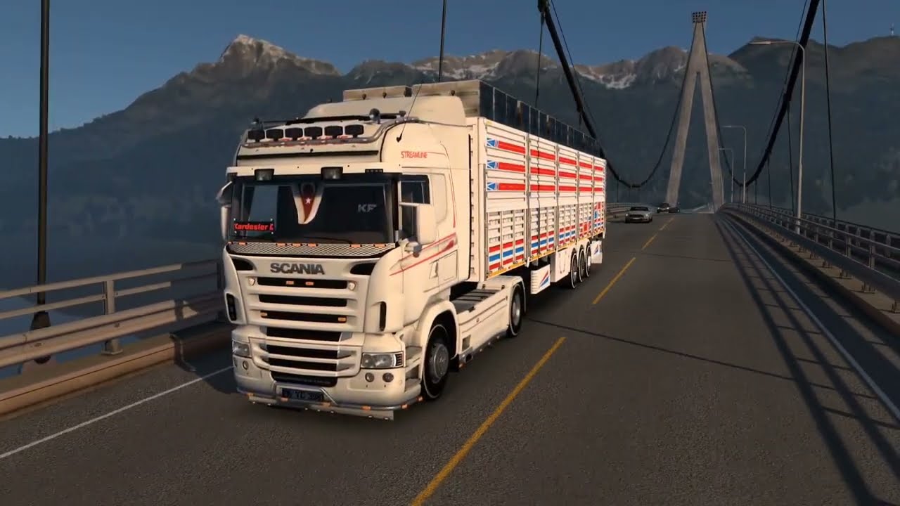 Scanıa R440 / Kurt Egzoz / Sarılmaz Dorse / Paletli yük