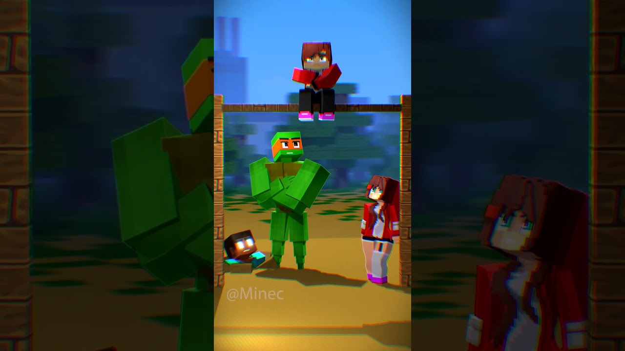 JJ Vs Super Mikey, Who's Stronger😅- Maizen Minecraft x Hytale #minecraft #jj #funny