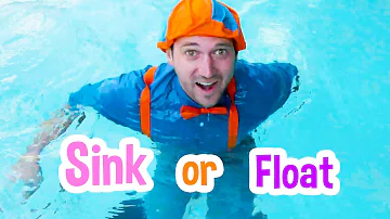Sink or Float with Blippi | Cool Science Experiment for Kids | Educational Videos For Kids