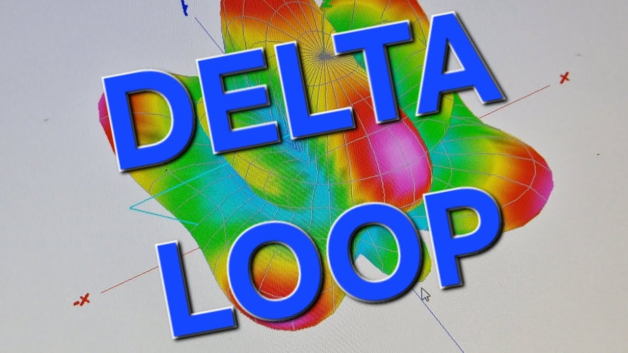 Model Komputerowy Anteny Delta Loop wg. SP7LA oraz G3AQC