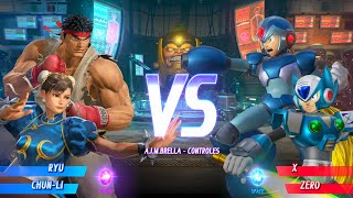 Ryu & Chun-Li Vs Megaman & Zero Quem Vence? - Marvel Vs Capcom Infinite 1080P 60 Fps