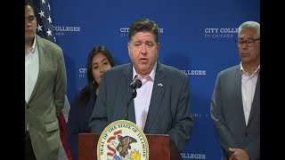 RAW: Illinois Gov. Pritzker says Chicago residents hiding in fear of ICE, not crime