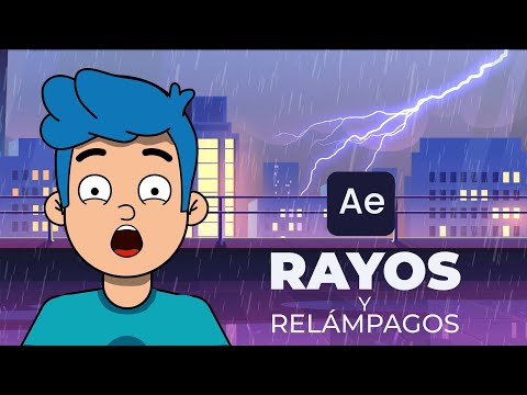How to ANIMATE LIGHTNING and BOLTS in AFTER EFFECTS | Quick Tutorial