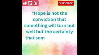 FAMOUS QUOTES ON HOPE