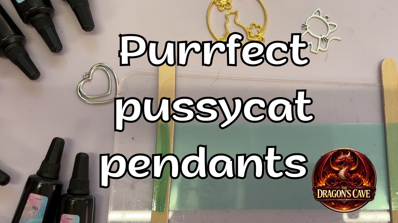 Тестируем цветную УФ-смолу Temu в этих восхитительных оправах для подвесок!