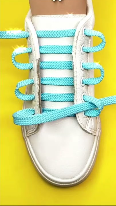 How to lace shoes | How to tie your shoelaces 024