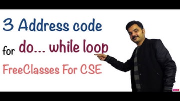 3AC for do while loop