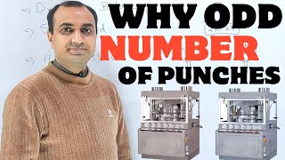 Why compression machines have odd number of stations 
