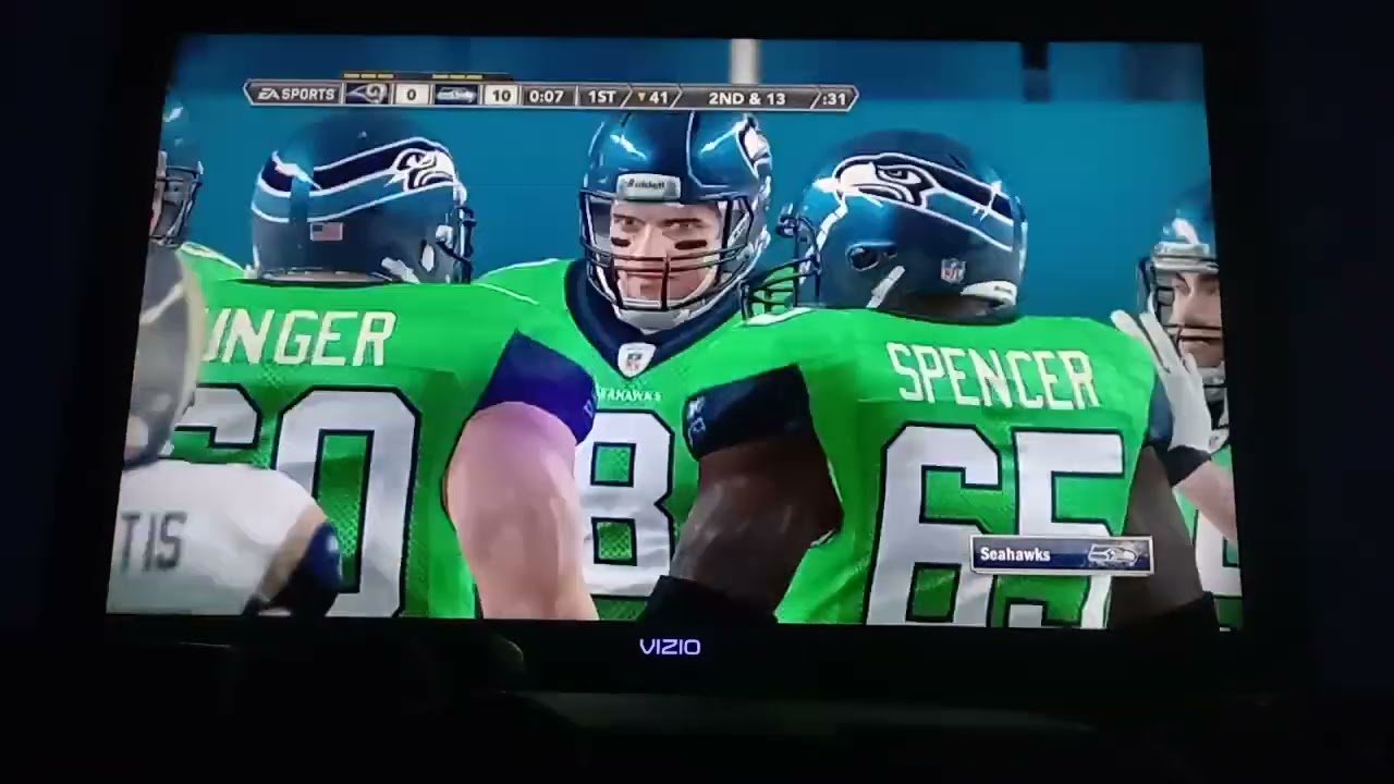 Madden NFL 12 PS3 NFC West Rivalry New Years Day 2026