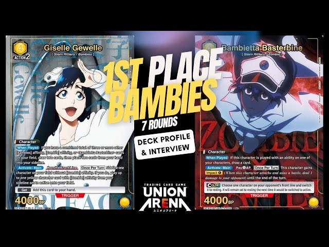 1st Place Yellow Bleach Bambies Deck Profile  Union Arena