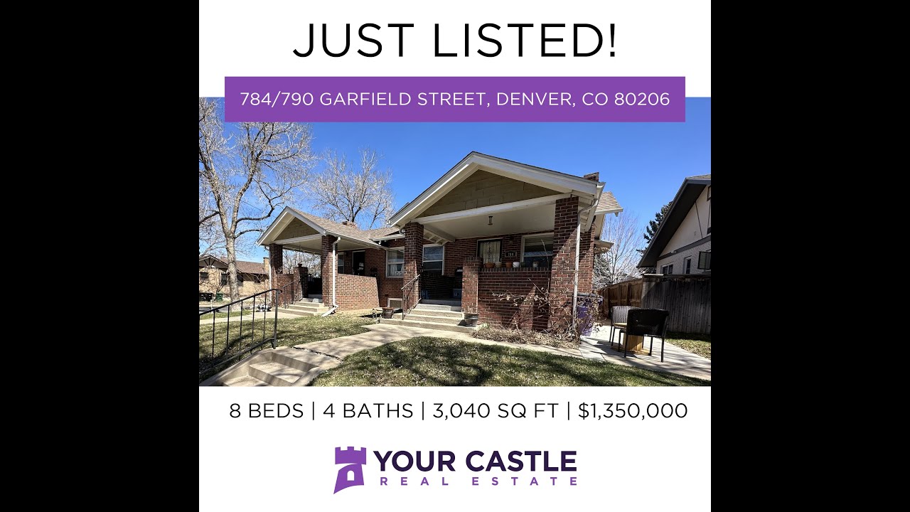784/790 Garfield Street, Denver, CO Investment property quadplex. YouTube