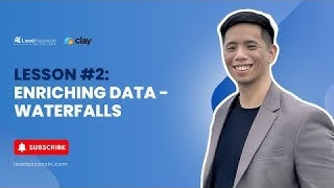 Clay.com Tutorial #2: Enrich Data with Clay Waterfalls for B2B Lead Generation