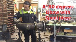 How to make 90 degrees pipe fabrication with spool piece sea water line (Solved) by SHIP FITTERS TV 906 views 1 year ago 17 minutes