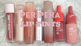 Favorite Peripera Lip Shades & Comparison Swatches Lululand