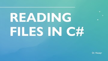Reading text files in C#