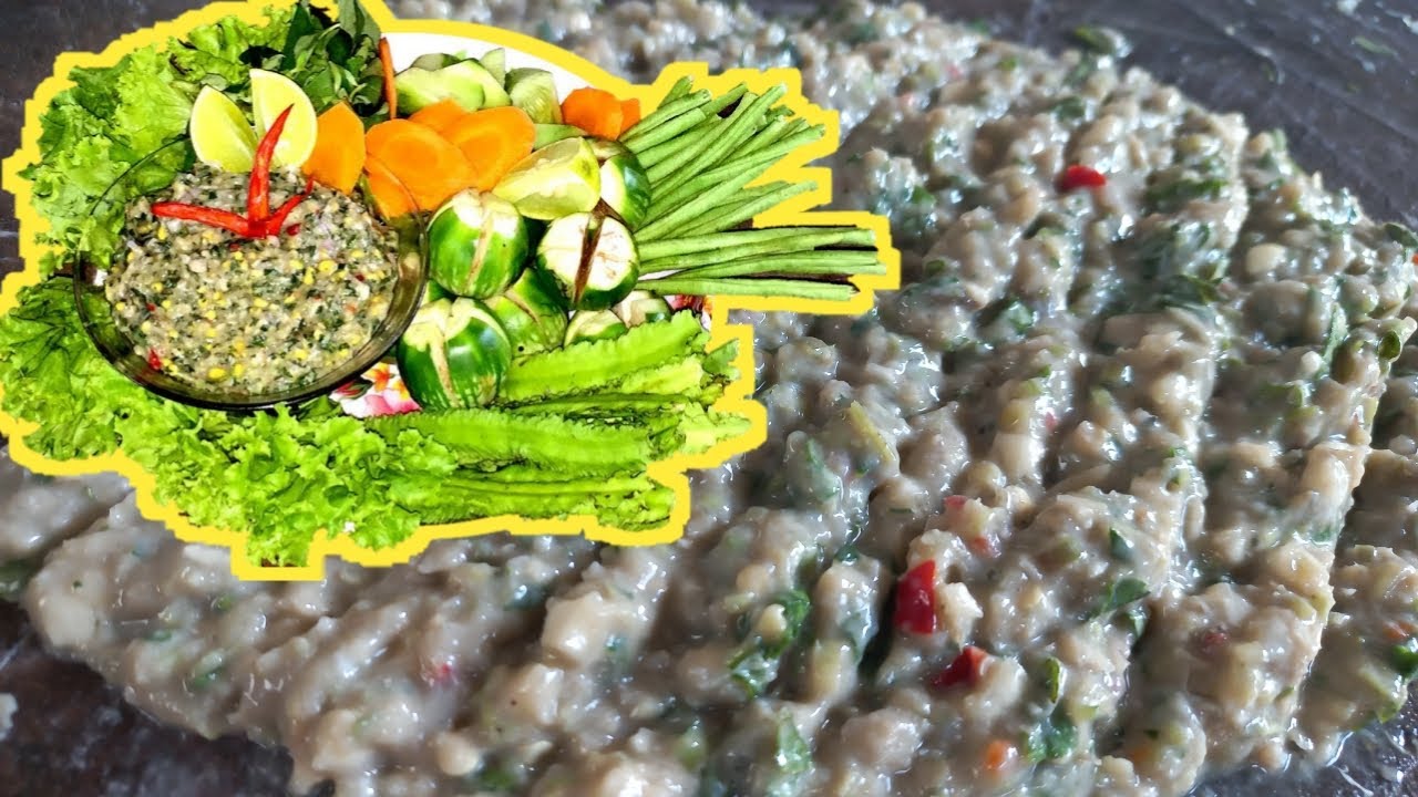 Yummy Cooking Salt Fish Past Recipe Eating Delicious with Vegetable