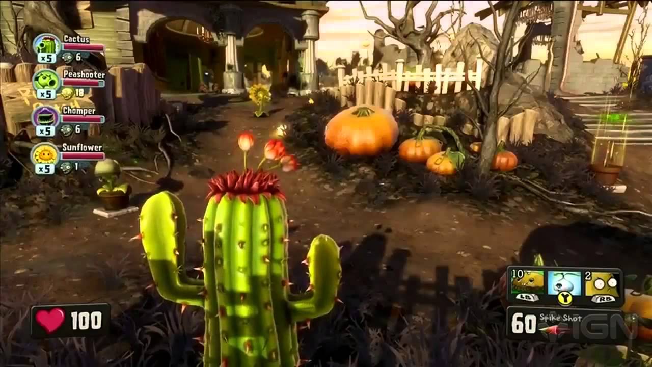 Plants vs Zombies: Garden Warfare Gameplay at E3 2013 - YouTube