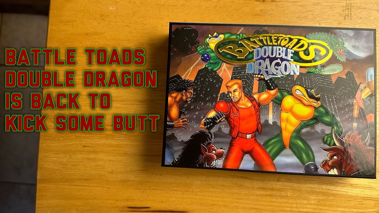 Battle Toads Double Dragon SNES Special Edition 2023 Unboxing