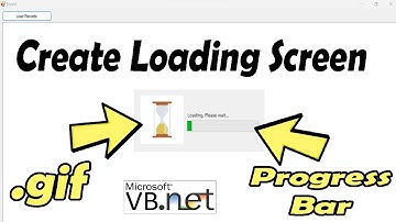 VB.Net Loading Screen Tutorial with GIF & Progress Bar
