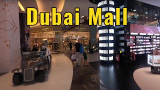 Dubai Mall Walking Tour 4k UAE.
