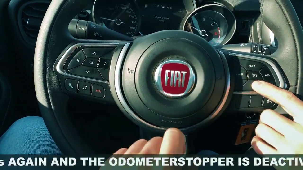 Fiat 500 X L Mileage Stop Change Odometer Correction Kilometerfilter Mileage Correction Youtube