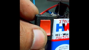 security alarm project / ir sensor hw battery /simple circuit electronics science project