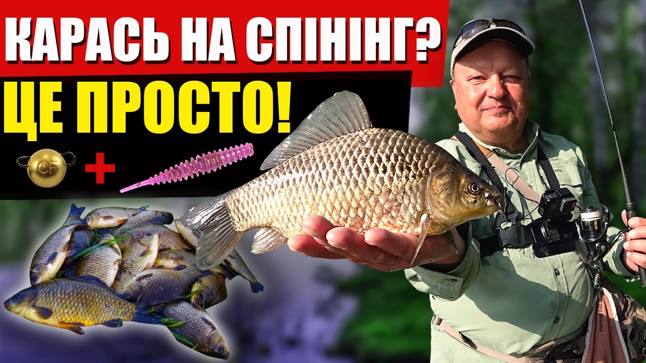 Карась на спінінг - це реальність! Як впіймати? Де шукати? На що клює карась? Всі секрети розкрито!