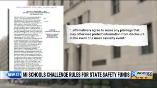 Michigan schools challenge rules for state safety funds