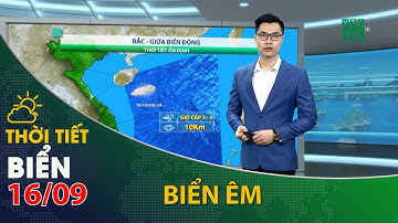 Thời tiết biển ngày 16/09/2021:Vịnh Bắc Bộ, bắc và giữa biển Đông tình trạng biển bình thường| VTC14