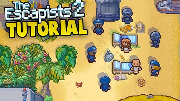 ESCAPING FROM THE TUTORIAL PRISON | The Escapists 2 Gameplay (Escapists 2 Press Demo)