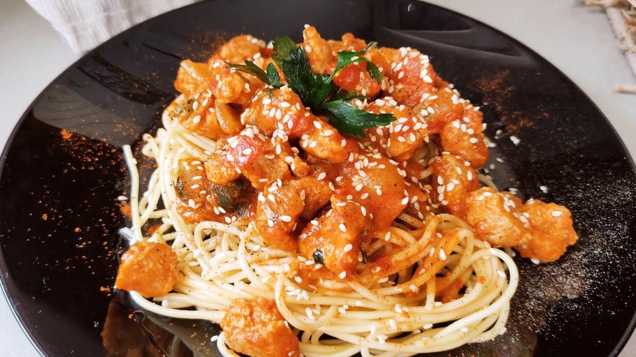 Νηστίσιμο Κεμπάπ σόγιας με σπαγγέτι | Έτοιμο σε 20' λεπτά