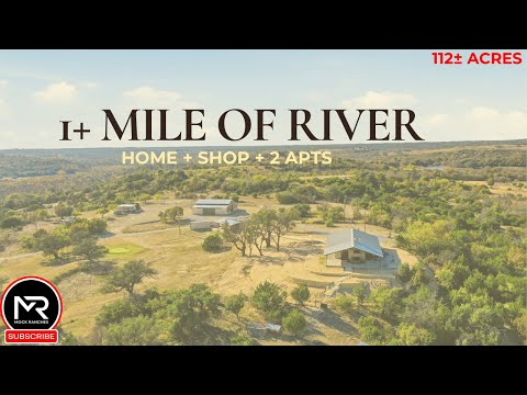 112± Acres on the North Paluxy River: Home + Shop + Guest Units | Morgan Mill, TX