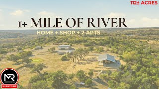112± Acres on the North Paluxy River: Home + Shop + Guest Units | Morgan Mill, TX