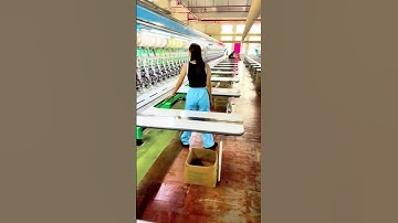 How Electric Embroidery Machine Works on Fabric #embroiderymachine #trendingshorts #viralshort